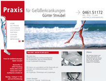 Tablet Screenshot of praxis-streubel.de